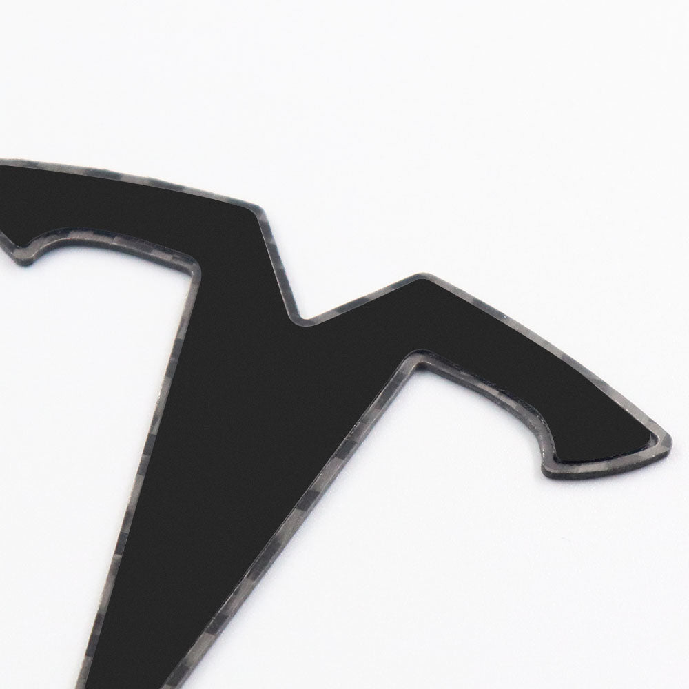 TPARTS Model 3/Y Real Dry Carbon Fibre TESLA Front & Rear Letter Emblems