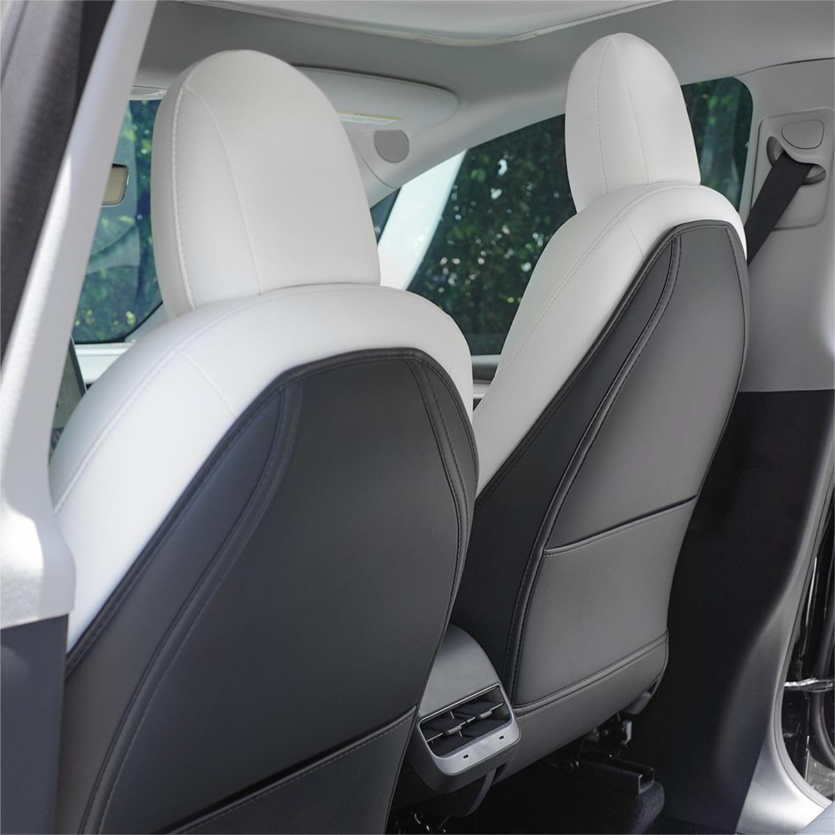 HaloBLk Rear Seat Back Kick Protector – Model 3 / Model Y / Model S / Highland / Juniper