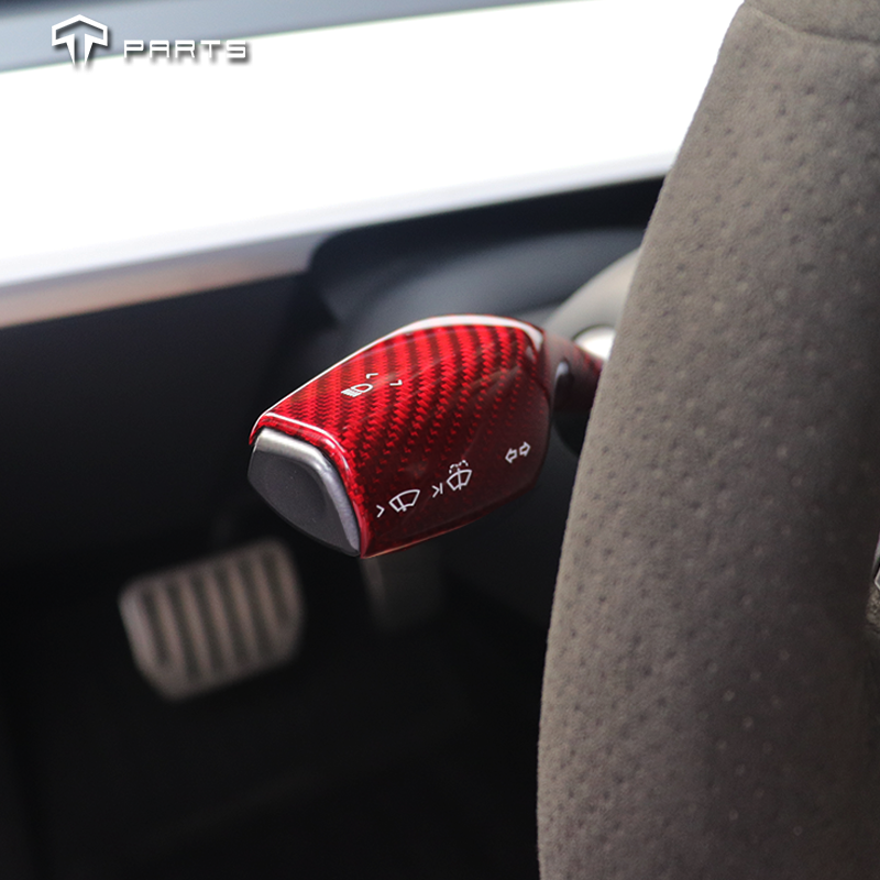 TPARTS Model 3/Y Real Carbon Fibre Stalk Cover