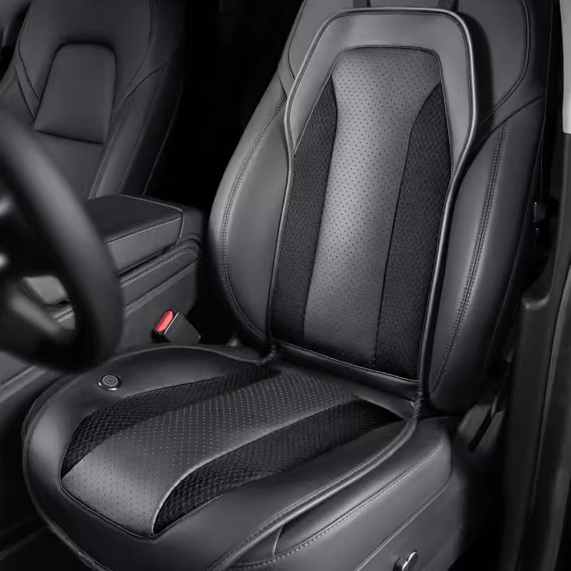 HaloBLk Universal Ventilated Car Seat Cushion – Compatible with Tesla & All Other Vehicle Makes
