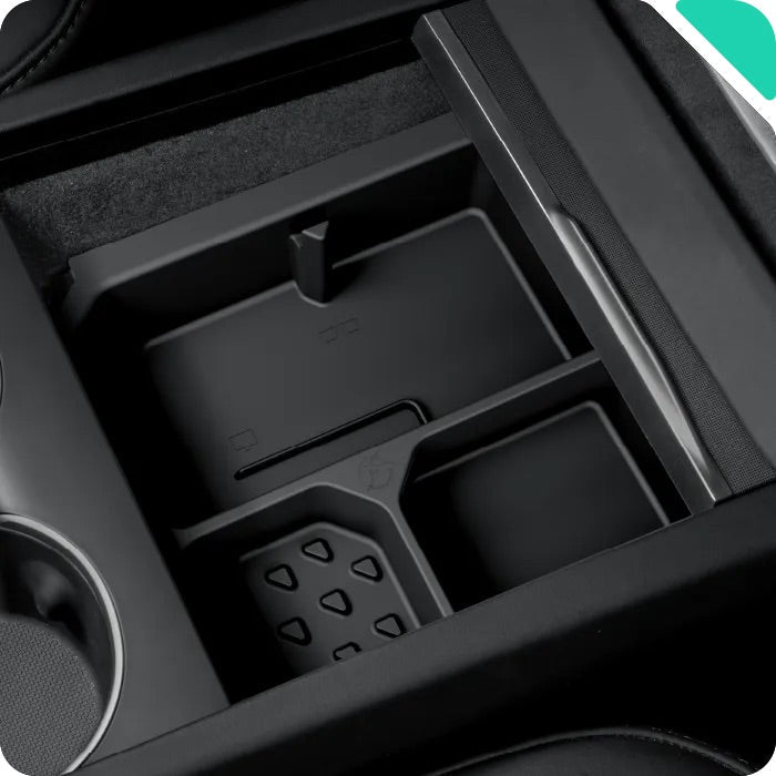 HaloBLk Dual-Layer Hidden Armrest & Centre Console Storage Box for Model 3 Highland / Model Y Juniper