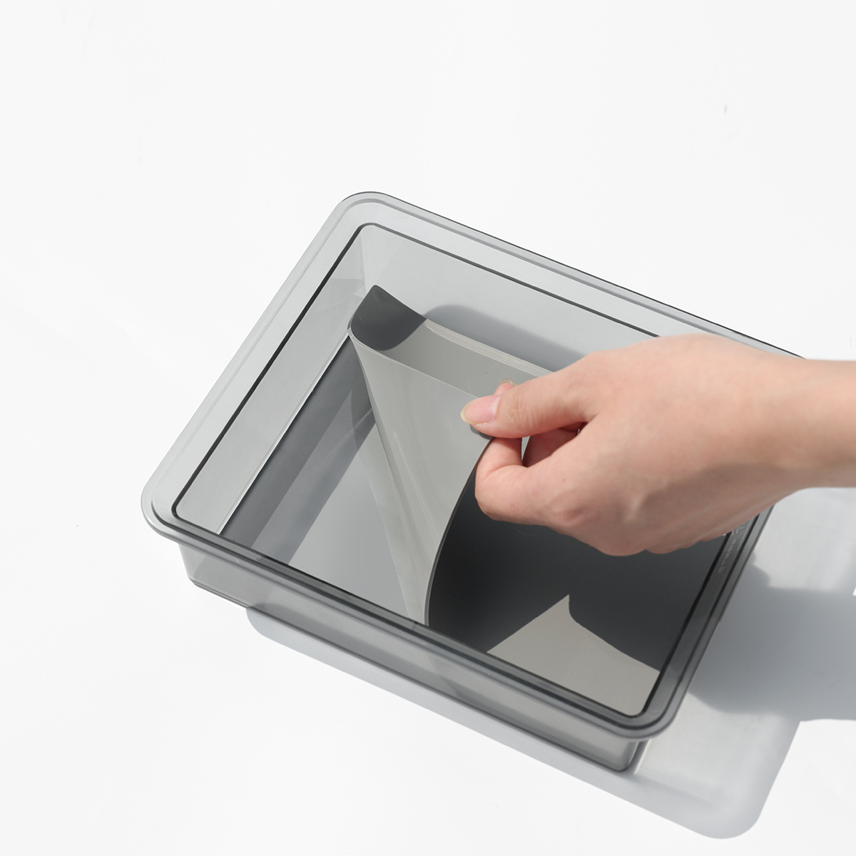 TPARTS Model 3/Y Centre Console Smoked Semi-Transparent Storage Box