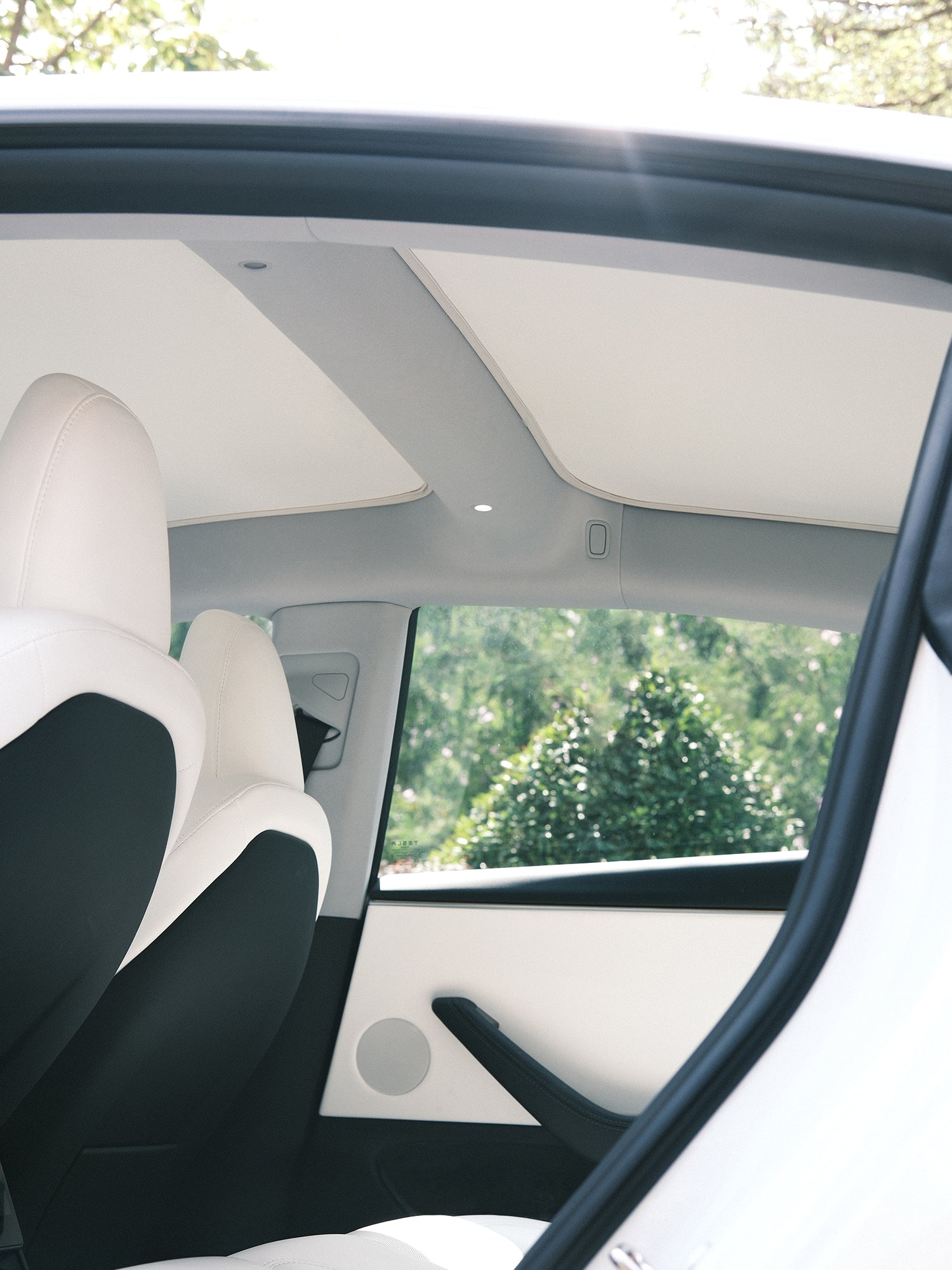 TPARTS Model 3 Highland / Model Y Juniper Split-Panel Crystal Sunshade & Parasol Set