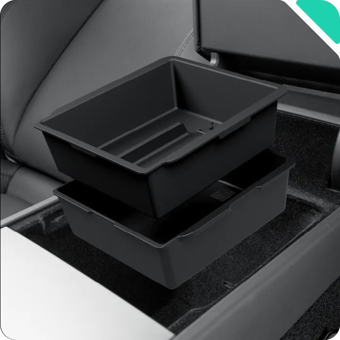 HaloBLk Dual-Layer Hidden Armrest & Centre Console Storage Box for Model 3 Highland / Model Y Juniper