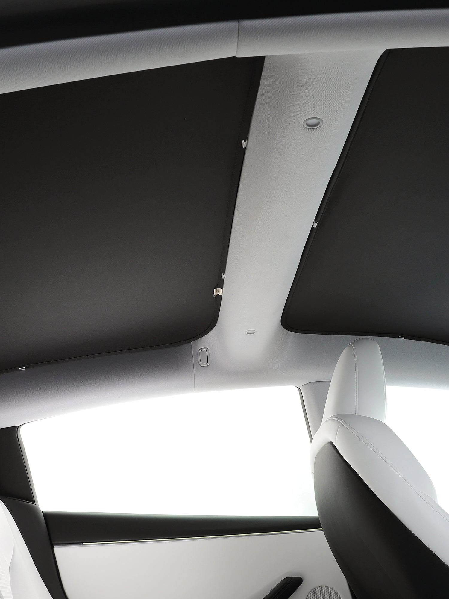 TPARTS Model 3 Highland / Model Y Juniper Split-Panel Crystal Sunshade & Parasol Set