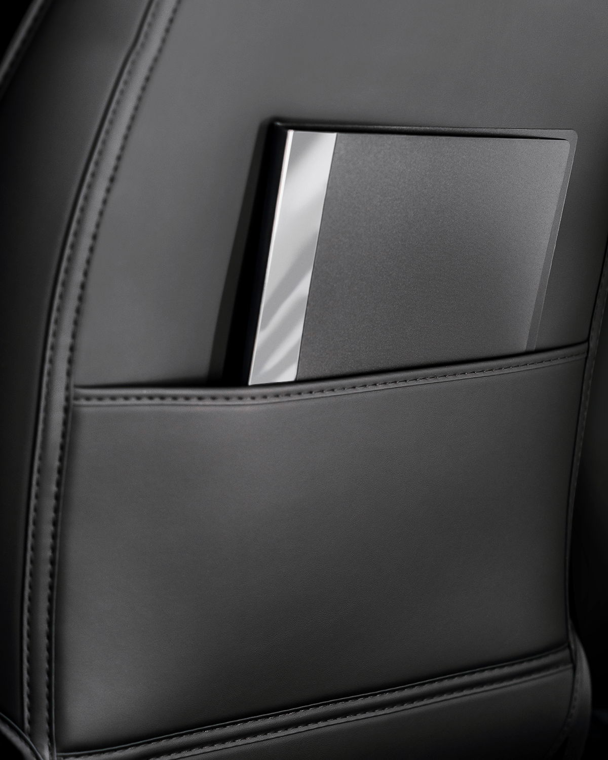 HaloBLk Rear Seat Back Kick Protector – Model 3 / Model Y / Model S / Highland / Juniper