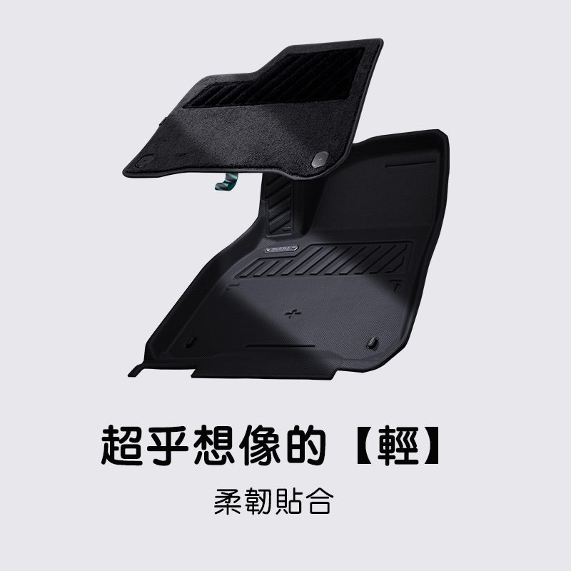 HaloBLk Model Y Epic Dual-Layer Floor Mats