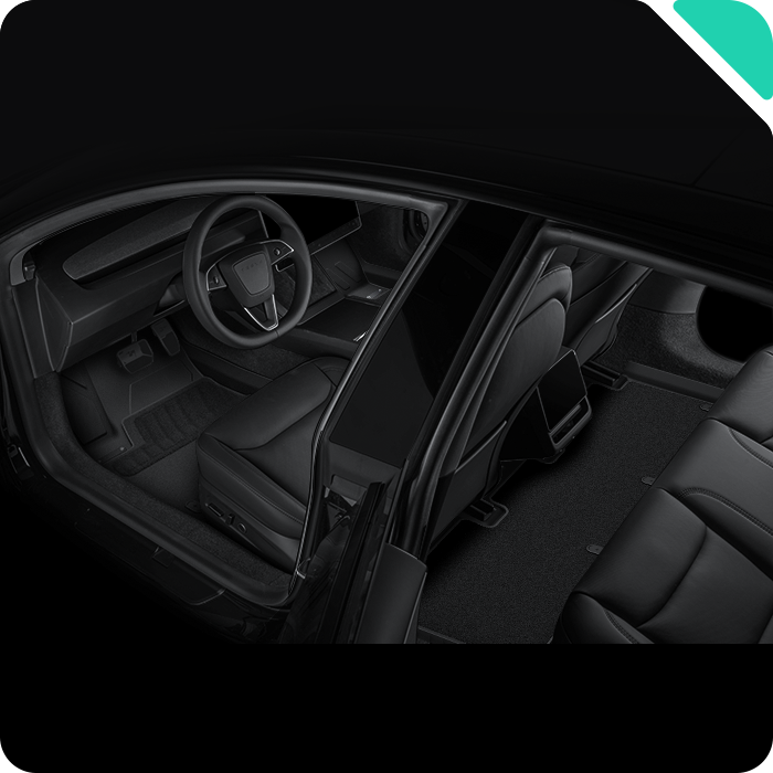 HaloBLk Model 3 Highland / Refresh Epic Dual-Layer Floor Mats