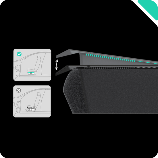 HaloBLk Model Y Under-Seat Storage Box