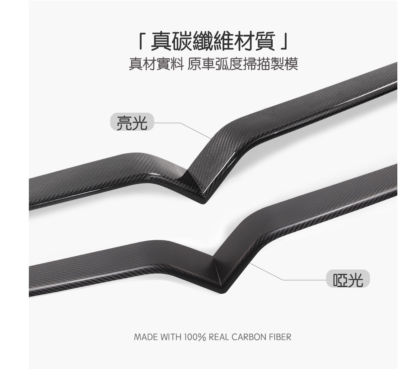 TPARTS Model X Real Carbon Fibre Exterior Kit