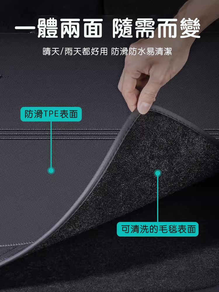 【Clearance Sale – No Restock】HaloBLk Model Y Full TPE Front & Rear Boot Liner Set
