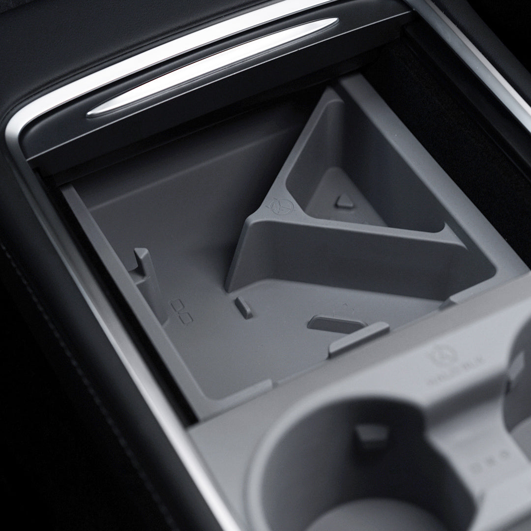【Clearance – No Restocks】HaloBLk Model 3 / Y Dual-Layer Hidden Centre Console Storage Box