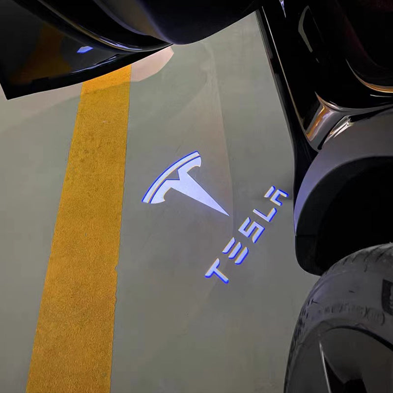 TPARTS Model 3/Y/Highland/Juniper Door Puddle Lights & Illuminated Logo