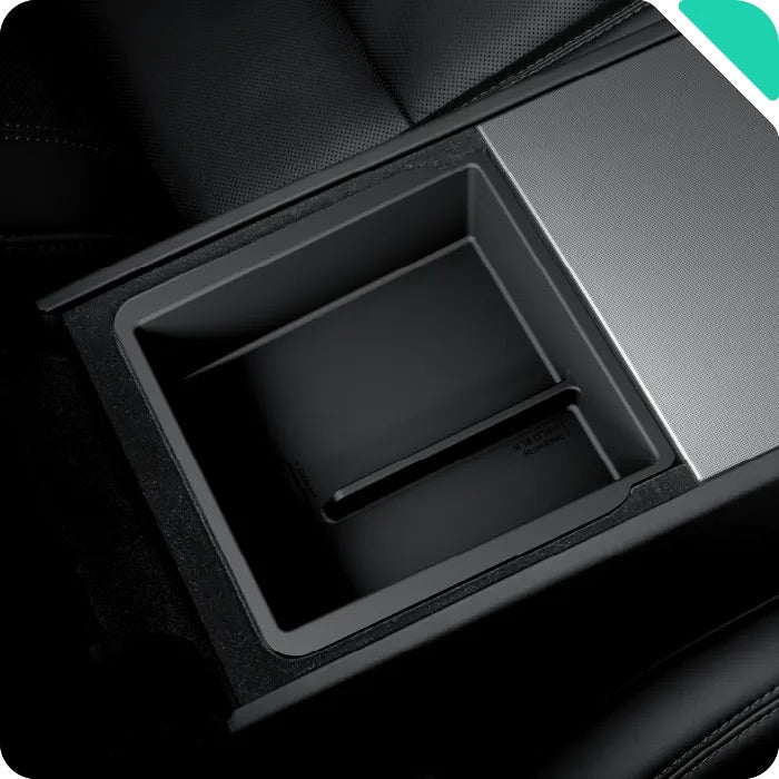 HaloBLk Dual-Layer Hidden Armrest & Centre Console Storage Box for Model 3 Highland / Model Y Juniper