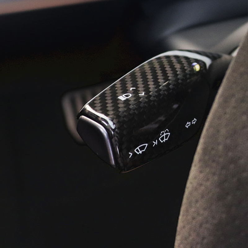 TPARTS Model 3/Y Real Carbon Fibre Stalk Cover