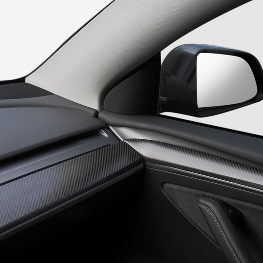 TPARTS Model 3 Real Carbon Fibre Replacement Dashboard