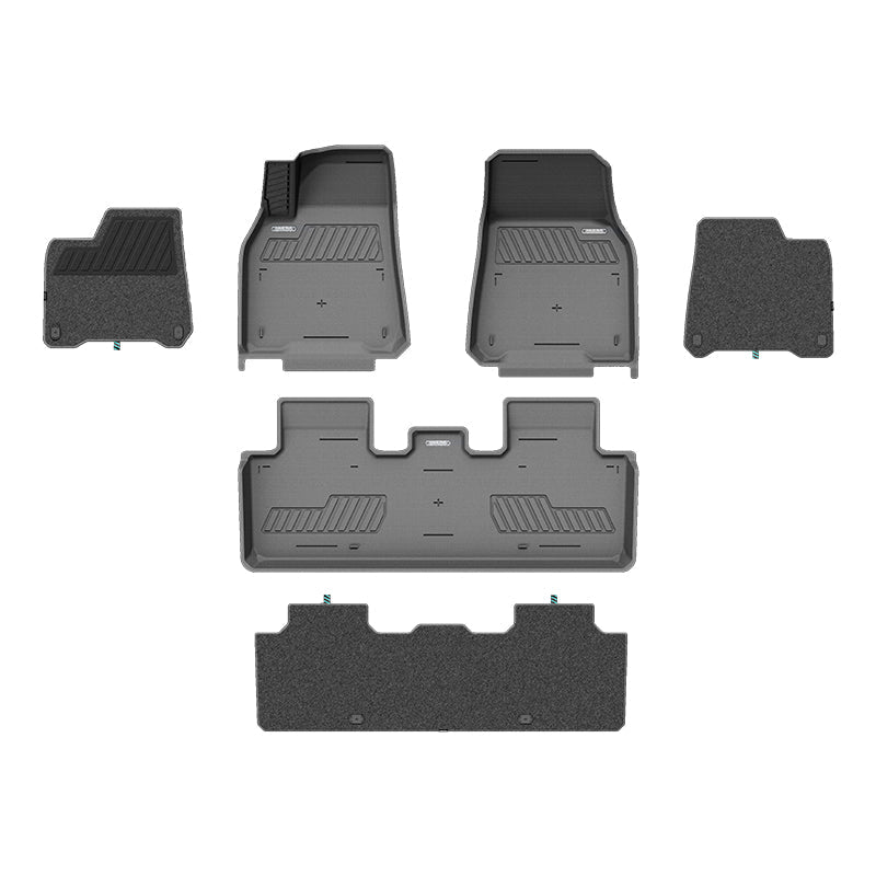 HaloBLk Model Y Epic Dual-Layer Floor Mats