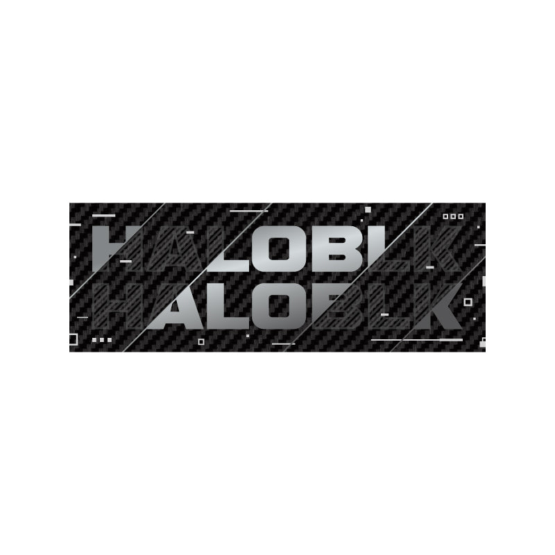 HaloBLk 2025 New Carbon Fibre Rear Badge Sticker