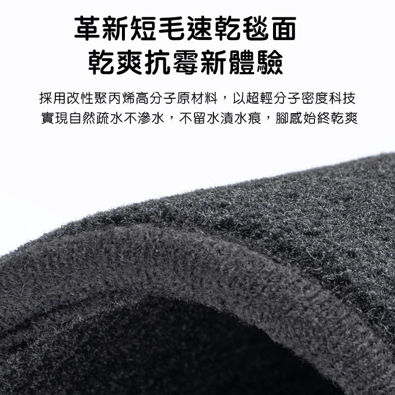 HaloBLk Double-Layer Floor Mats for Model Y Juniper – Front & Rear Boot Liners + Seat-Back Protectors (4-Piece Set)