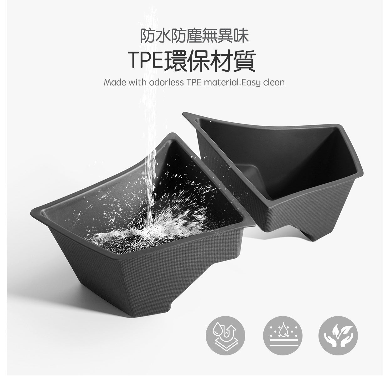 TPARTS Model 3 Highland Boot Side Storage Boxes with Lids (Left & Right)