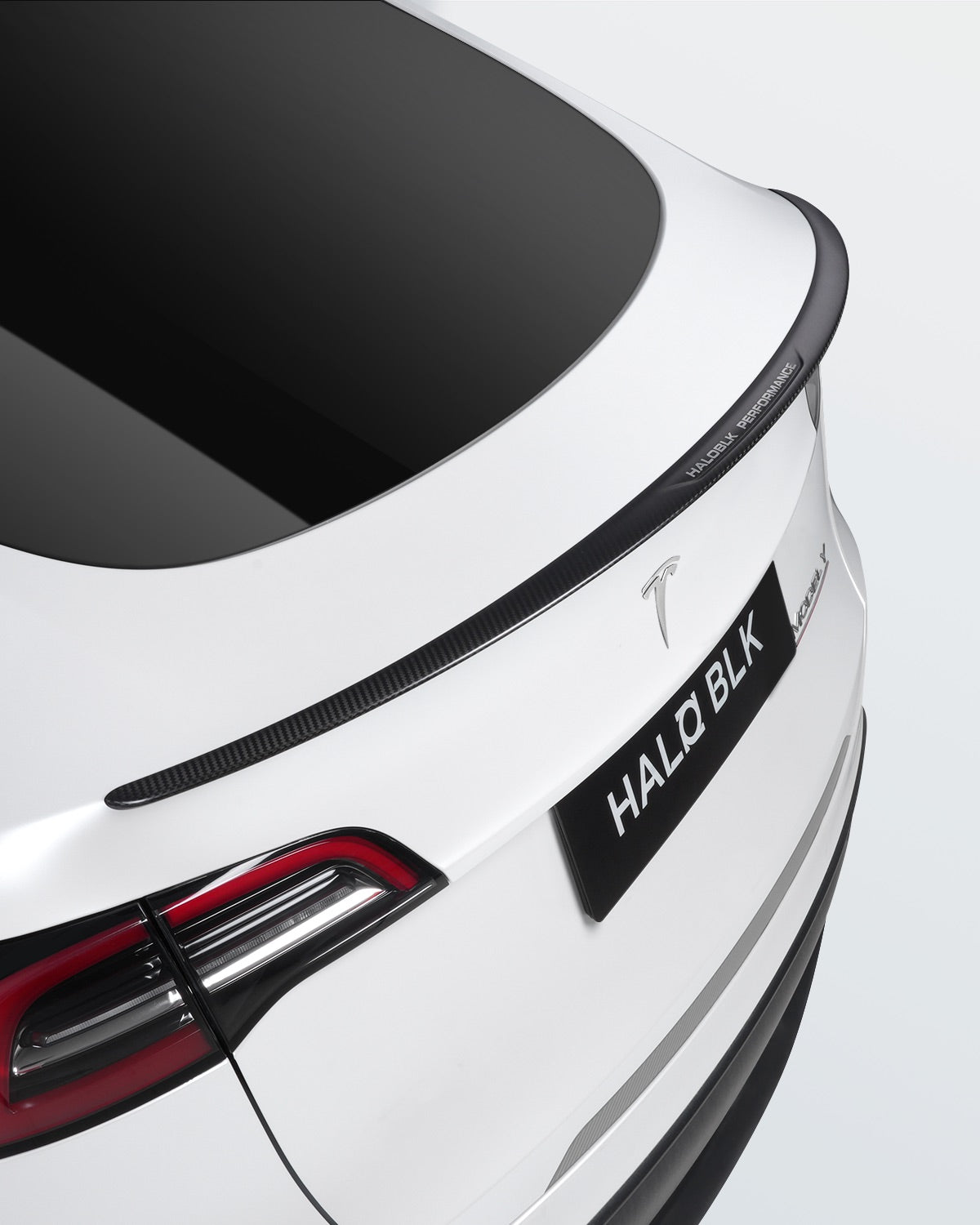 HaloBLk Model 3 / Model Y / Highland Model 3 / Juniper Model Y Real Carbon Fibre Rear Spoiler – Matte Black