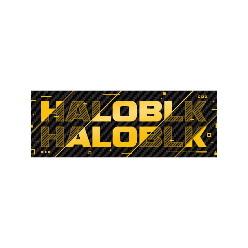 HaloBLk 2025 New Carbon Fibre Rear Badge Sticker