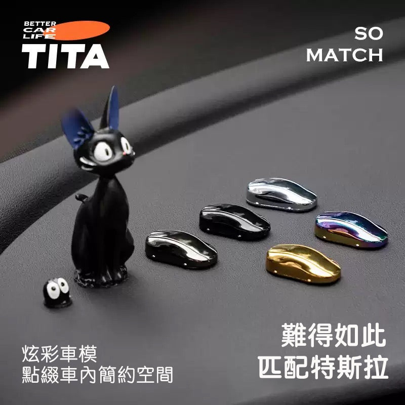 TITA Car – Temporary Parking Metal Contact Number Sign / Replacement | Compatible with Tesla All Models & Non-Tesla Vehicles