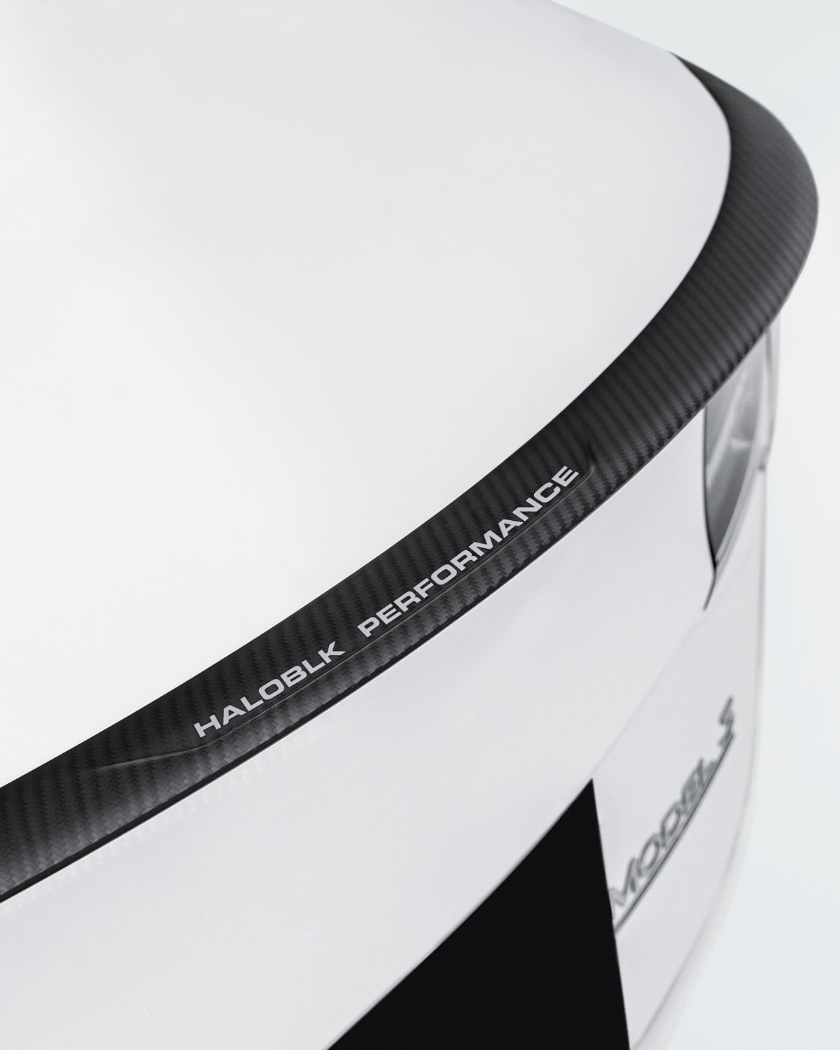 HaloBLk Model 3 / Model Y / Highland Model 3 / Juniper Model Y Real Carbon Fibre Rear Spoiler – Matte Black