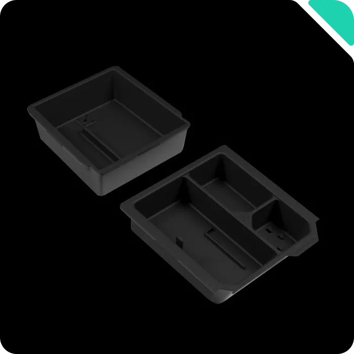 HaloBLk Dual-Layer Hidden Armrest & Centre Console Storage Box for Model 3 Highland / Model Y Juniper