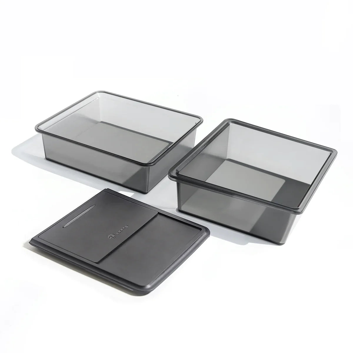 TPARTS Model 3/Y Centre Console Smoked Semi-Transparent Storage Box
