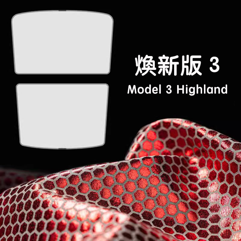 HaloBLk x NASA Model 3 / Model Y / Highland Roof Glass Sunshade & Sun Protection Set