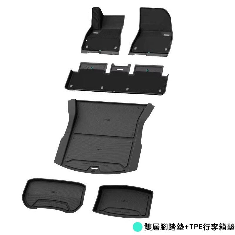 HaloBLk Model 3 Highland / Refresh Epic Dual-Layer Floor Mats