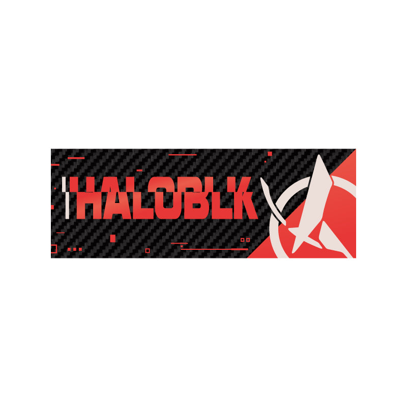 HaloBLk 2025 New Carbon Fibre Rear Badge Sticker