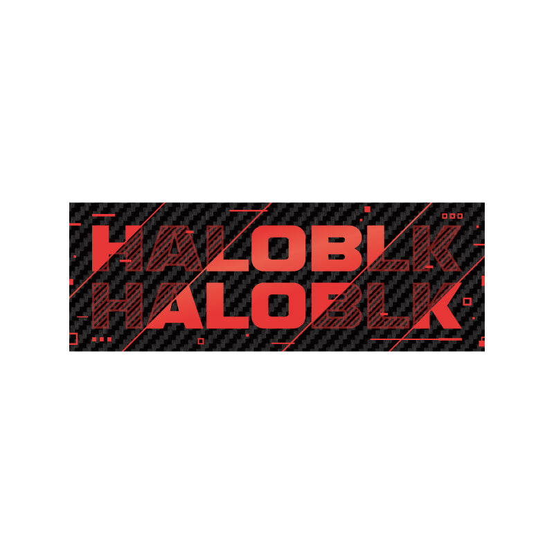 HaloBLk 2025 New Carbon Fibre Rear Badge Sticker