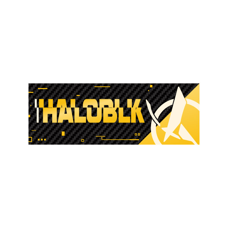 HaloBLk 2025 New Carbon Fibre Rear Badge Sticker