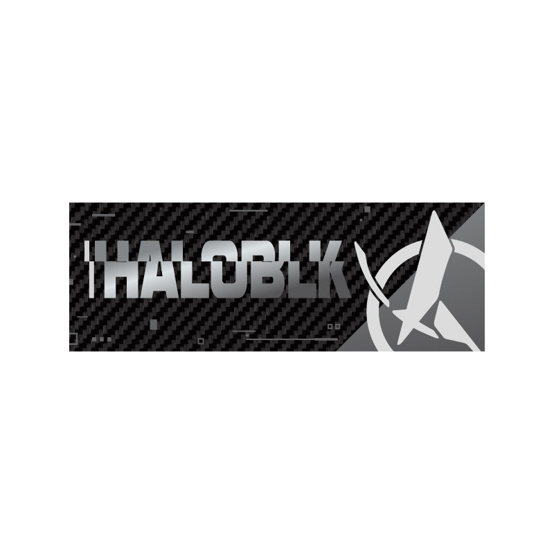 HaloBLk 2025 New Carbon Fibre Rear Badge Sticker